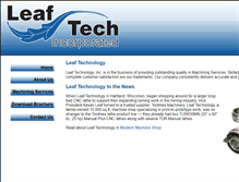 Tablet Screenshot of leaftech.com